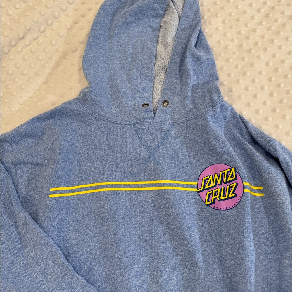 Santa Cruz Light Blue Hoodie